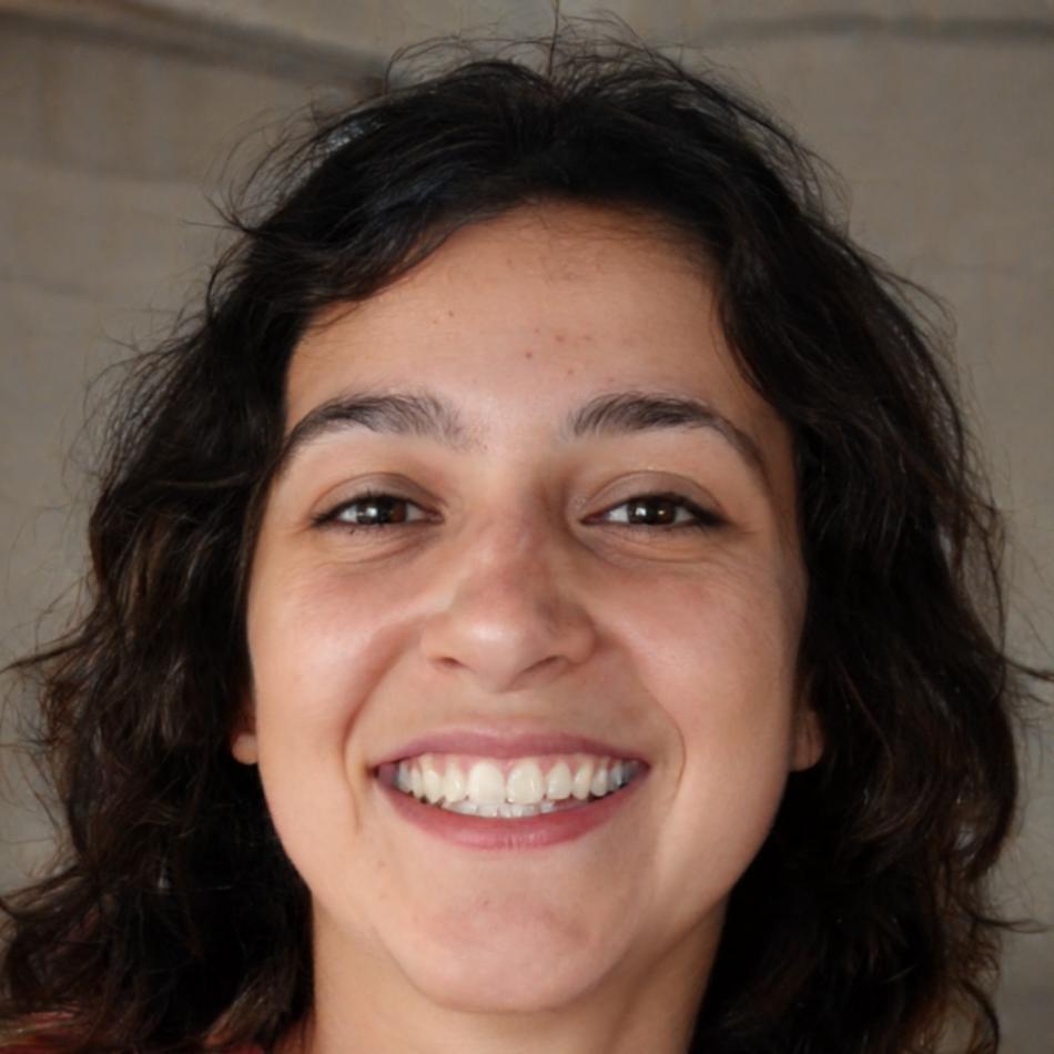Zufriedene Kundin